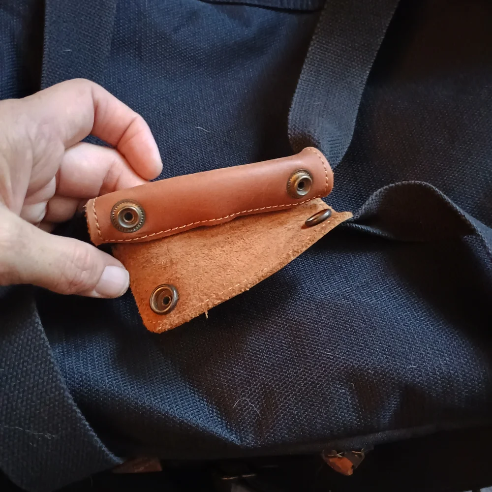 Never Used Cherokee Black and Tan Duffel Bag